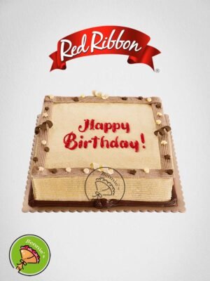 Red Ribbon - Mocha Dedication Cake
