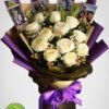 white roses, white rose bouquet, rose bouquet, picture and roses bouquet, bennies flowers, bouquet