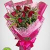 red roses, red rose bouquet, rose bouquet, local roses, bennies flowers