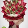 rose bouquet, red roses, gift, flowers, bennies flowers