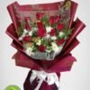 red roses, red rose bouquet, rose bouquet, bennies flowers, red wrap rose bouquet, red wrap bouquet, laguna flowers, laguna delivery
